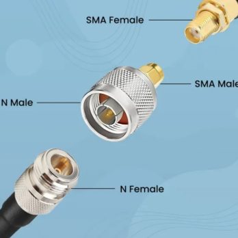 مبدل N-TYPE نری به SMA نری
